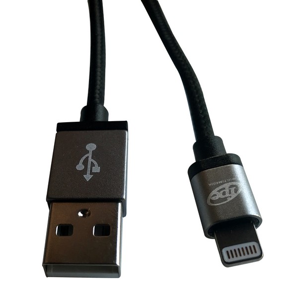 Cordon Lightning noire licence MFI 1m - FPE