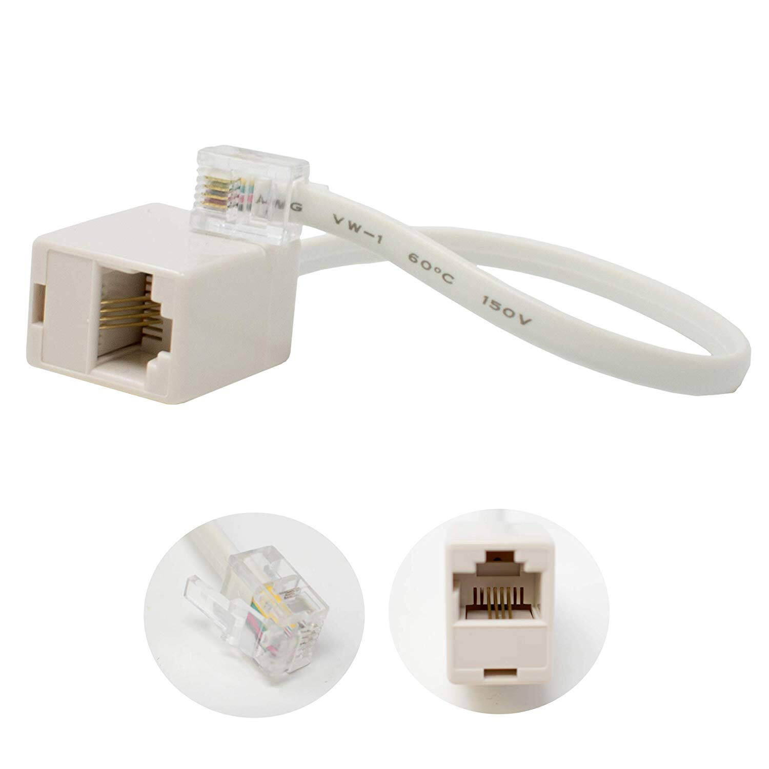 Adaptateur RJ45 femelle vers RJ11 mâle - FPE
