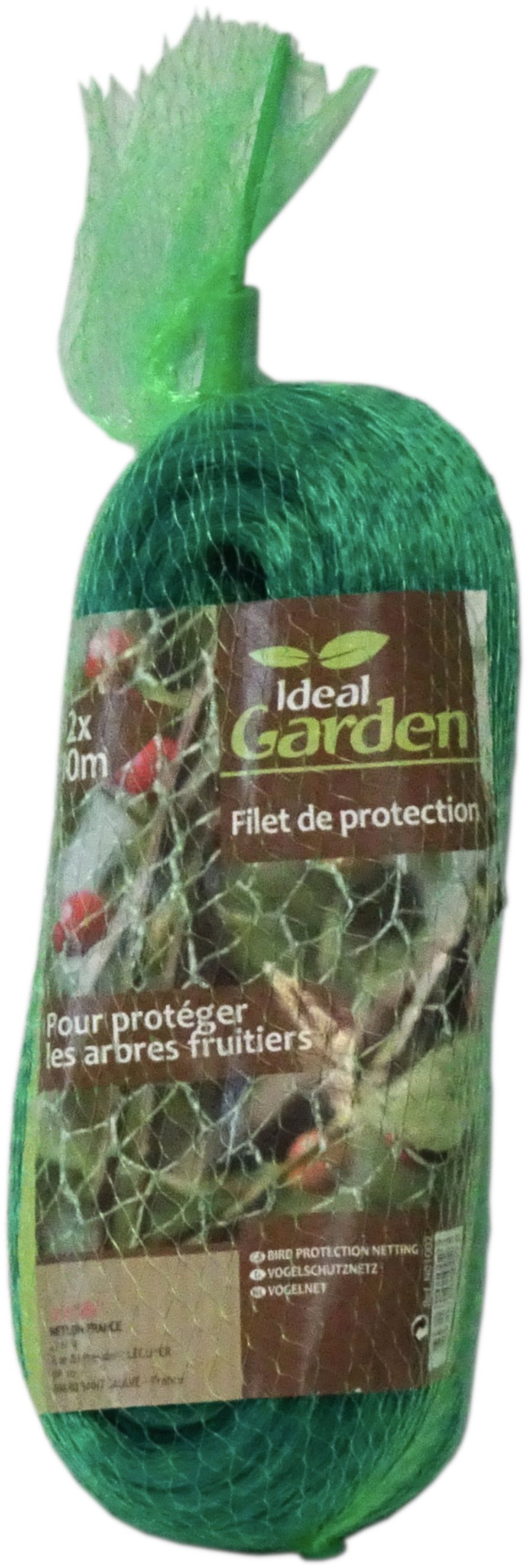Filet protection vert 2 x 10 m - IDEAL GARDEN