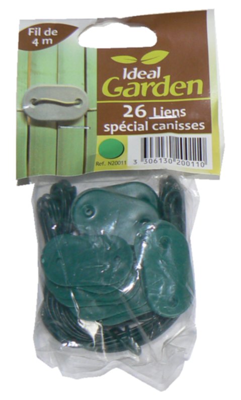 26 attaches brise vue et canisse vert - IDEAL GARDEN