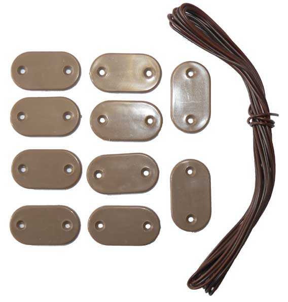 26 attaches brise vue et canisse marron - IDEAL GARDEN