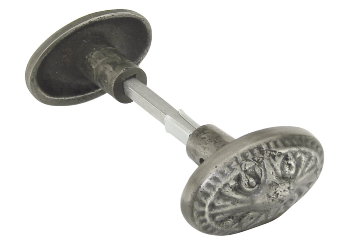 Bouton double fonte noire c6 fourreau