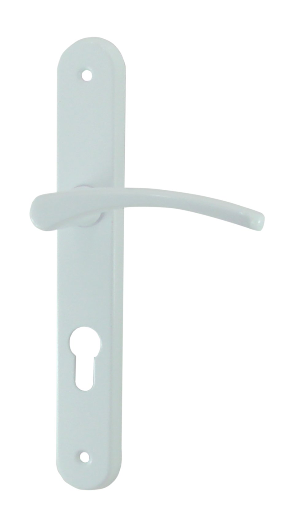 Ensemble cluses laque blanc cylindre