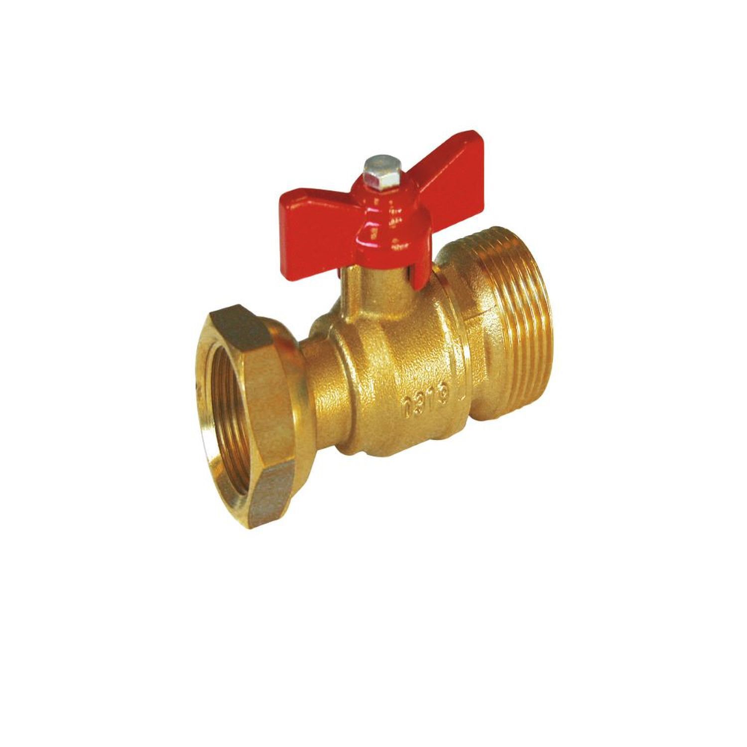 Vanne à sphère écrou tournant MF20/27 - DIPRA