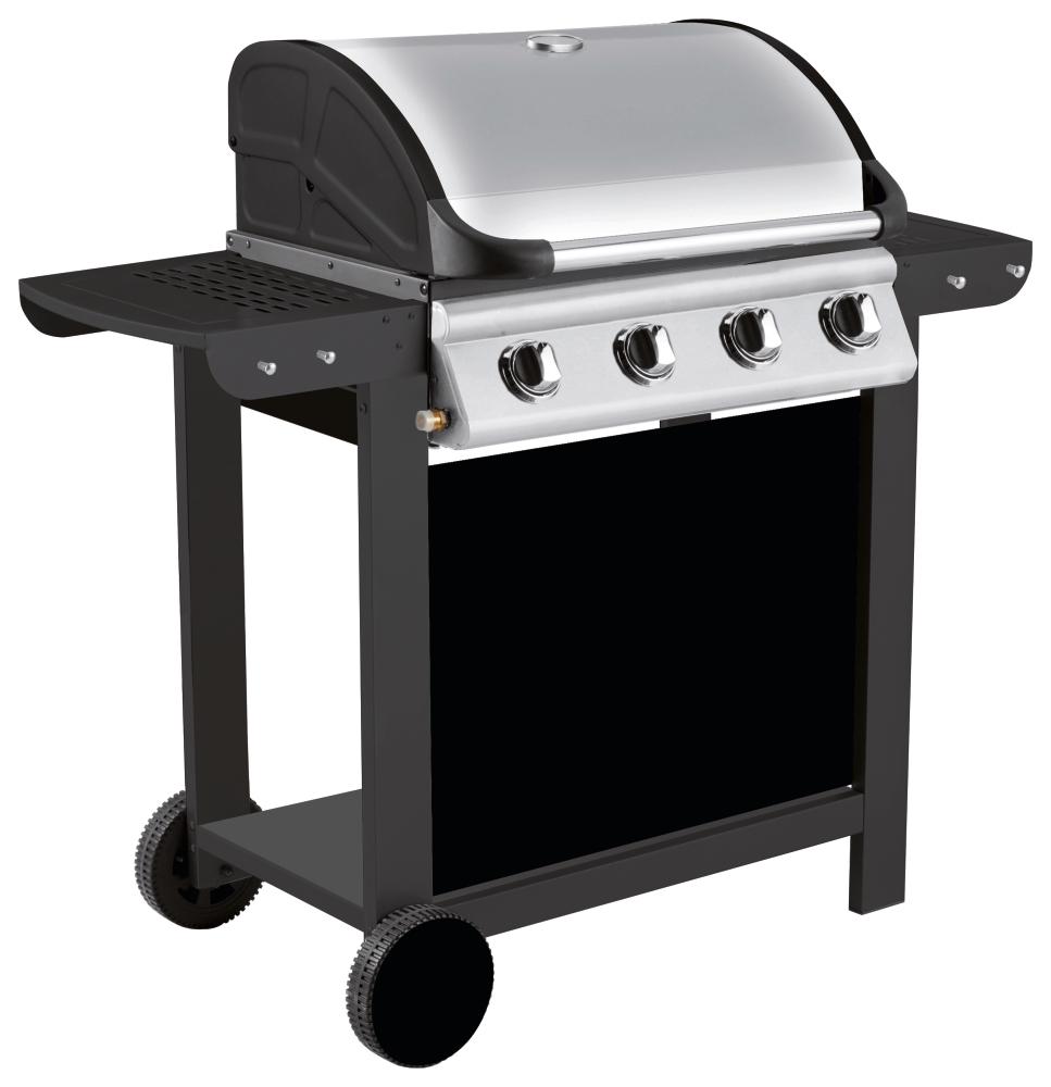 Barbecue à gaz grill + plancha 14kW 12 personnes - COOK'IN GARDEN