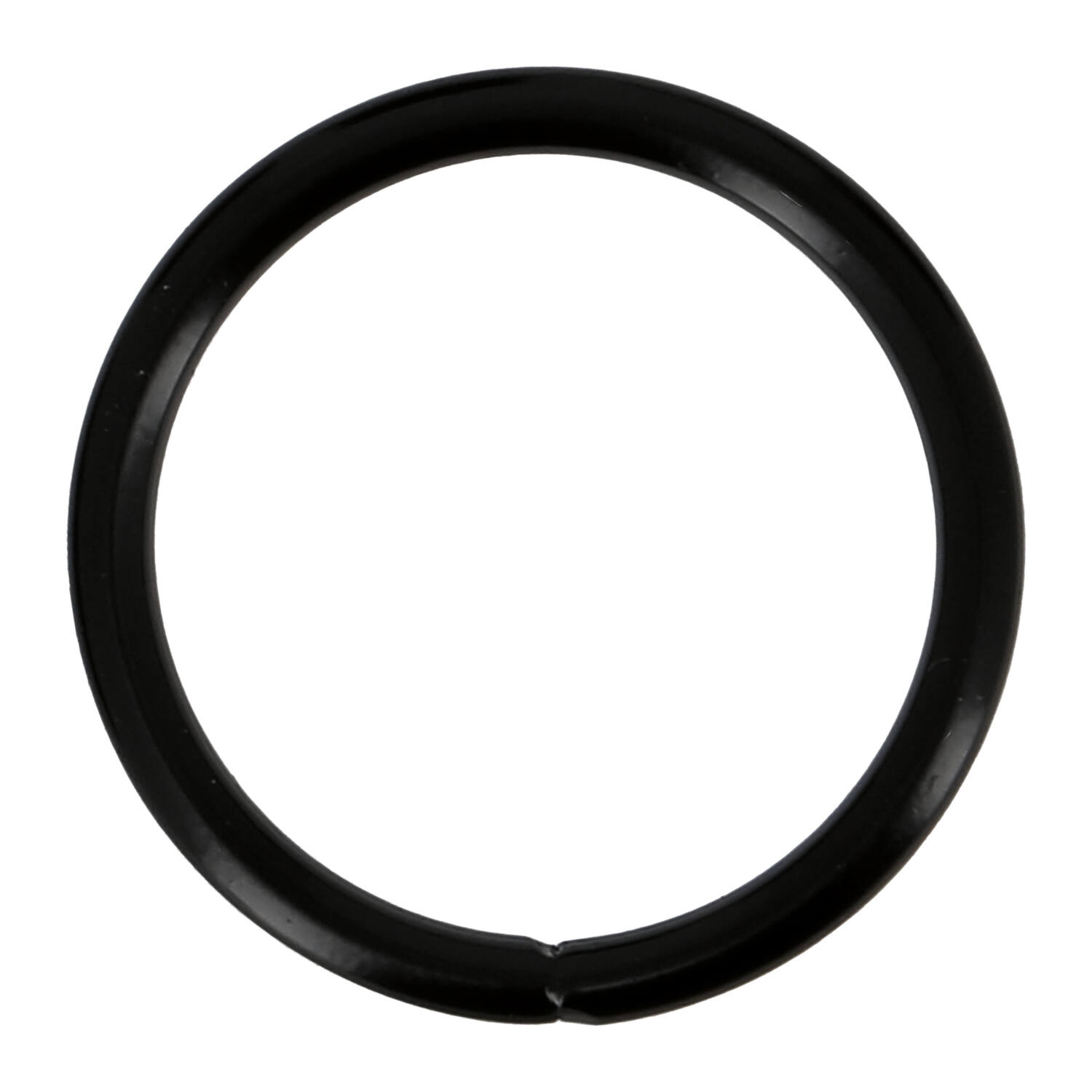 10 Anneaux pour tringle Ø20mm Noir Brillant Ø42mm