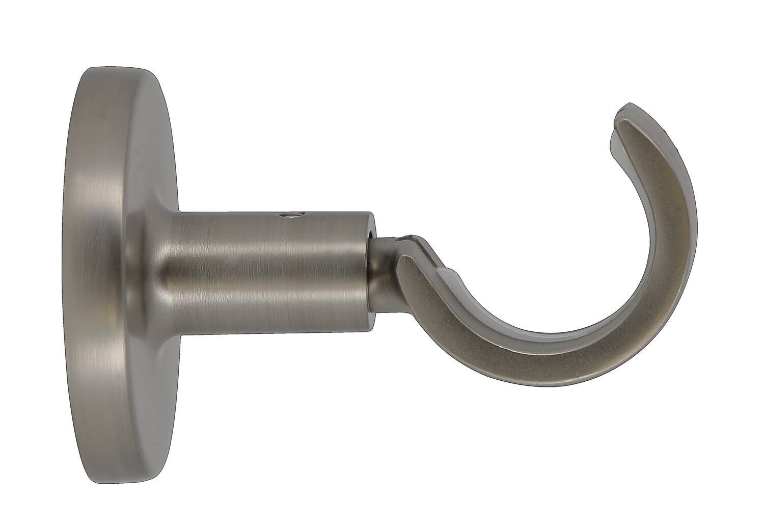 Support métal Ø28mm Ouvert 60mm Chromé Mat