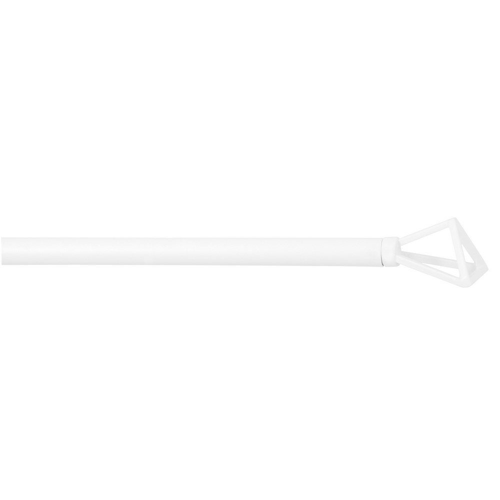 Tringle de Vitrage Ø7mm Embouts Filaire 40-65cm Blanc Mat - MOBOIS