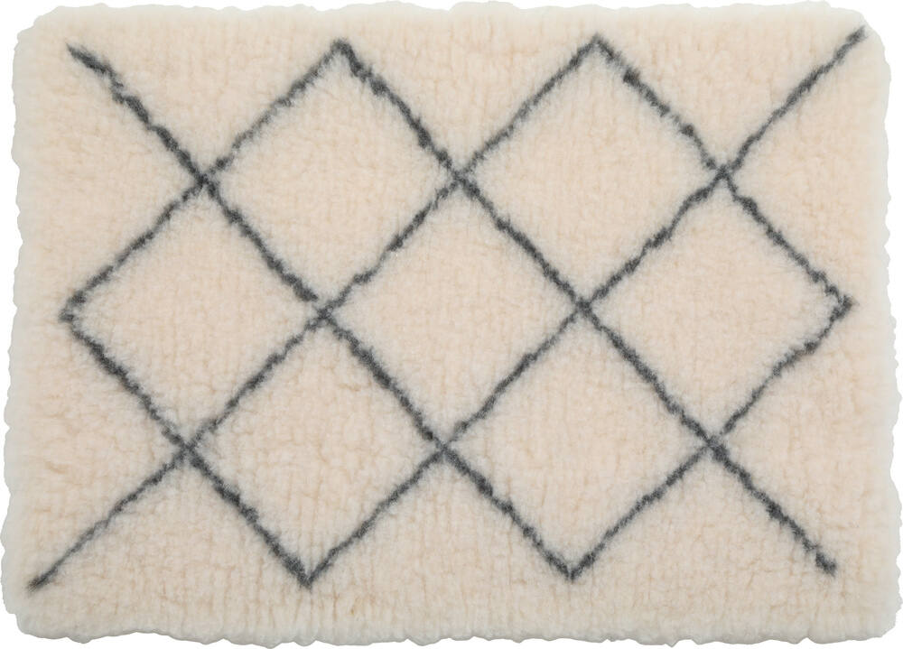 Tapis isolant beige pour chien motif berbère 50cm - ZOLUX