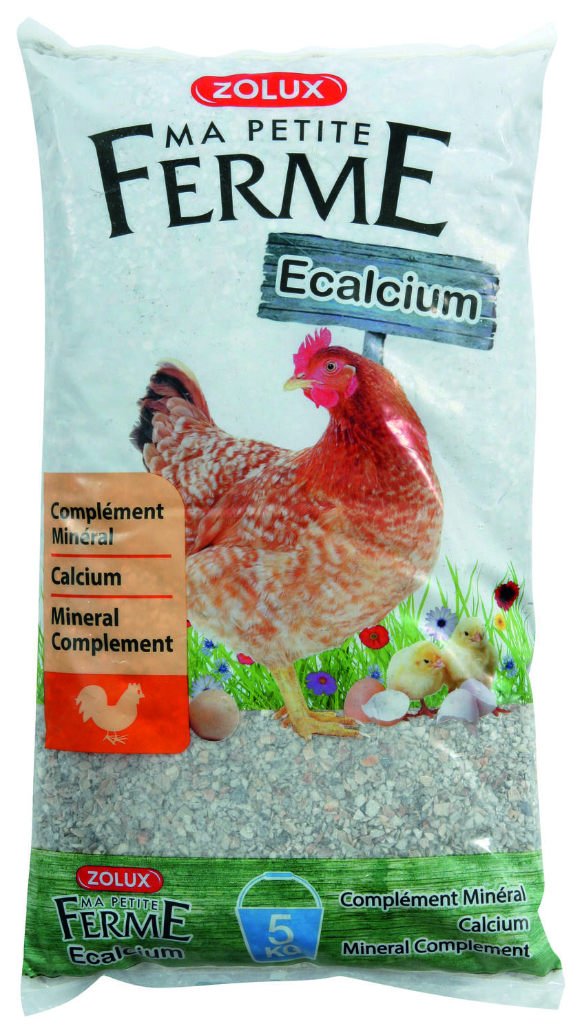 Complément minéral pour volailles Ecalcium 5kg