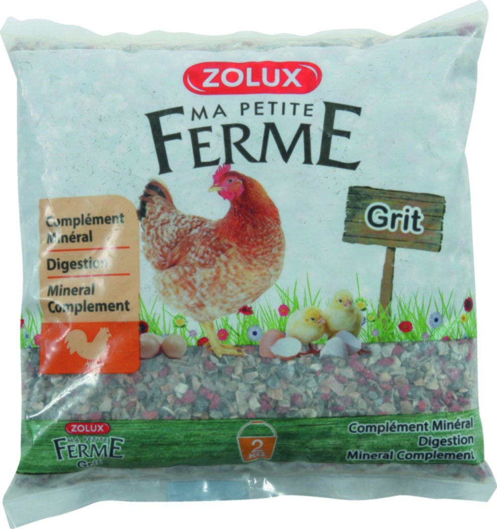 Aliment complémentaire minéral volaille mpf grit 2 kg