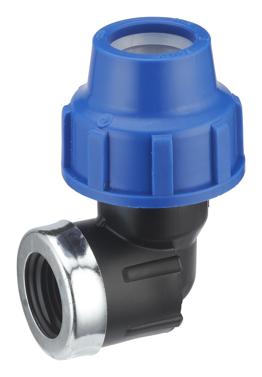 Coude plastique femelle pour tuyau polyéthylène F26x34 Ø32 - NOYON & THIEBAULT