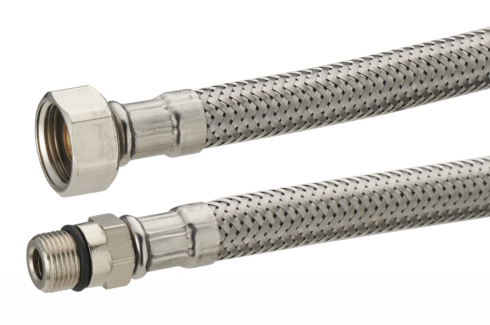 Flexible inox robinetterie F12x17 M12x100 L50cm DN8 - NOYON THIEBAULT