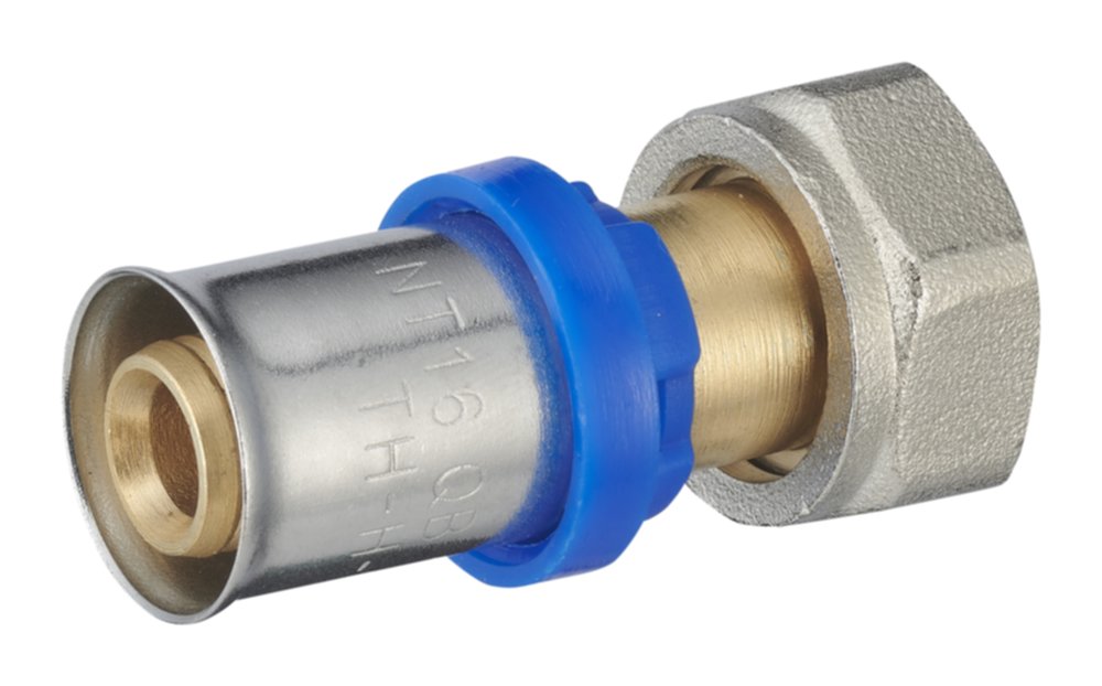 Multicouche à sertir multiprofil Raccord femelle F12x17 Ø16 - NOYON THIEBAULT