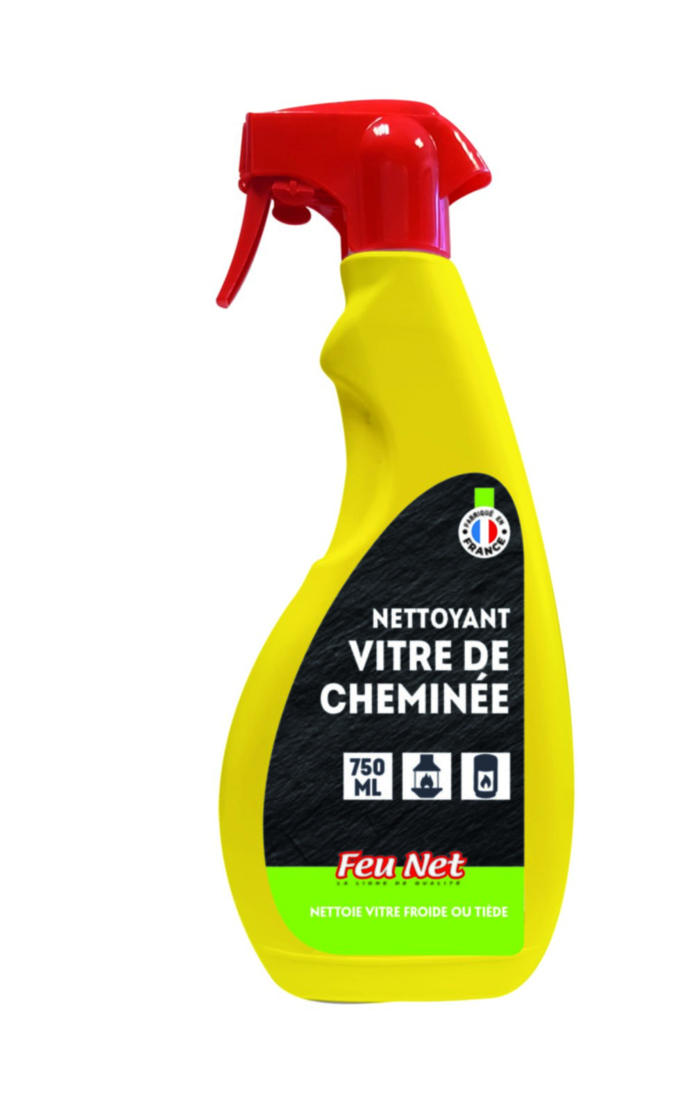Nettoyant vitre 750ml feu net