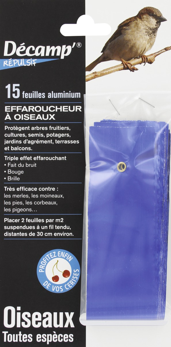 Effaroucheur oiseaux 15 bandes alu decamp