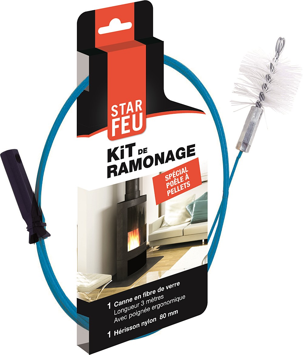 Kit de ramonage à pellets