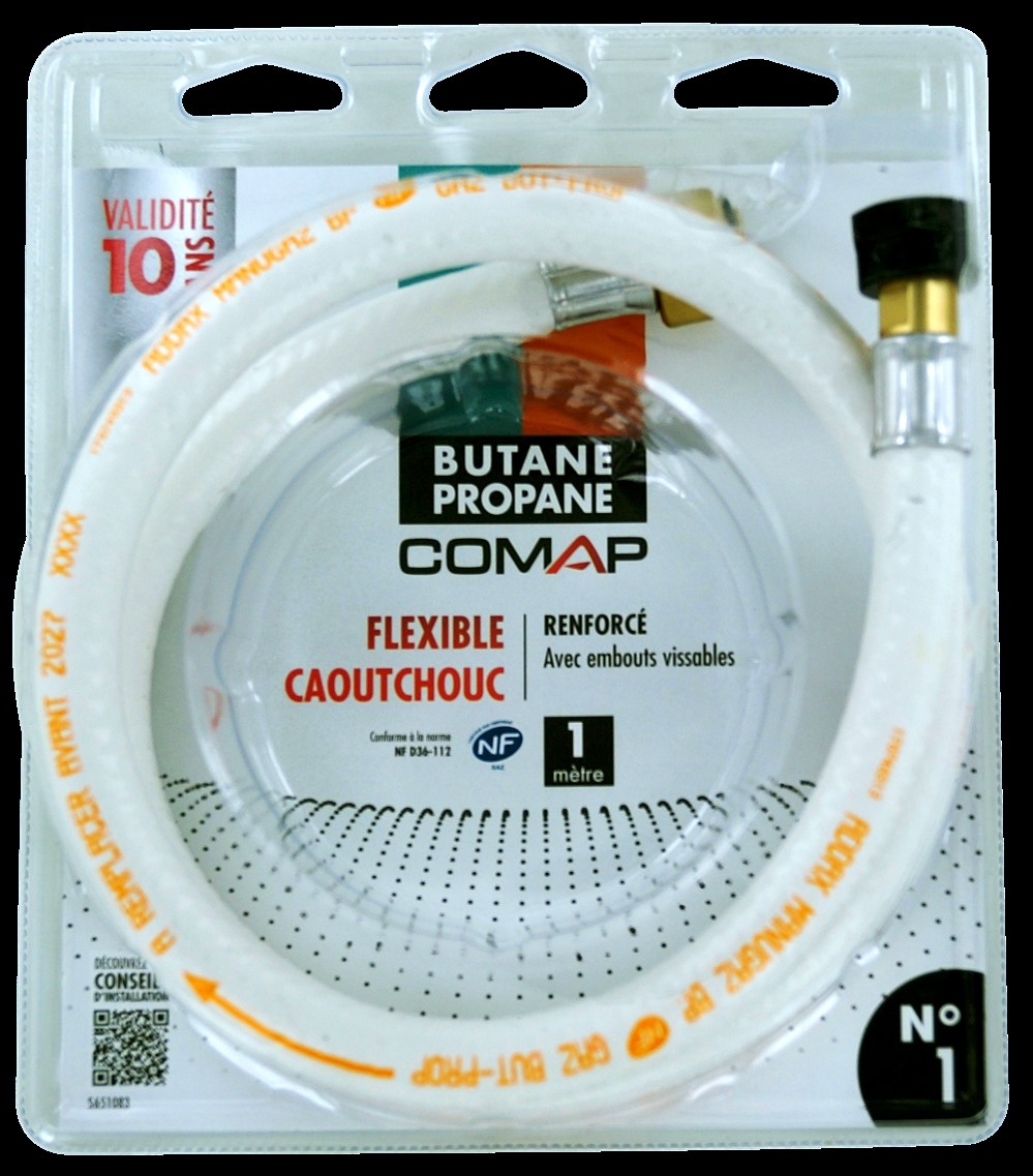 Flexible caoutchouc butane/propane 1m - COMAP