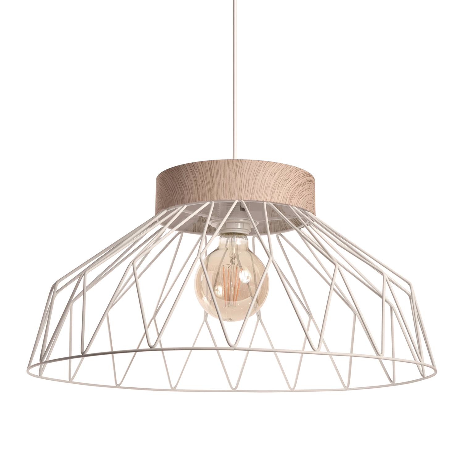 Suspension Clayton Blanche Ø50cm h.25cm - SEYNAVE