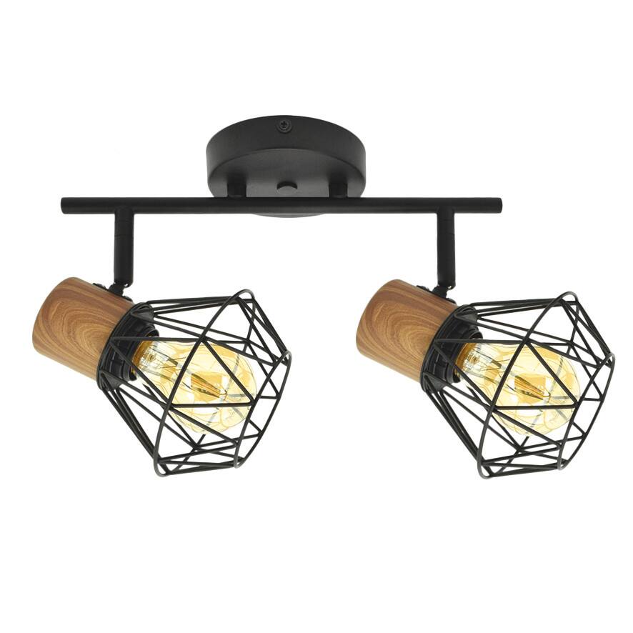 Spot 2 Lumières Sequoia h.19cm - SEYNAVE