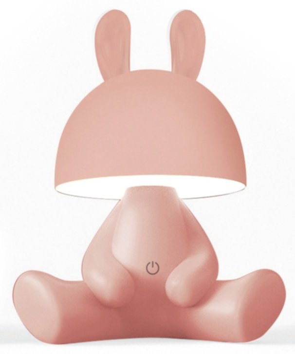Lampe PVC led intégrée Fernie H27,5x22x17cm Rose