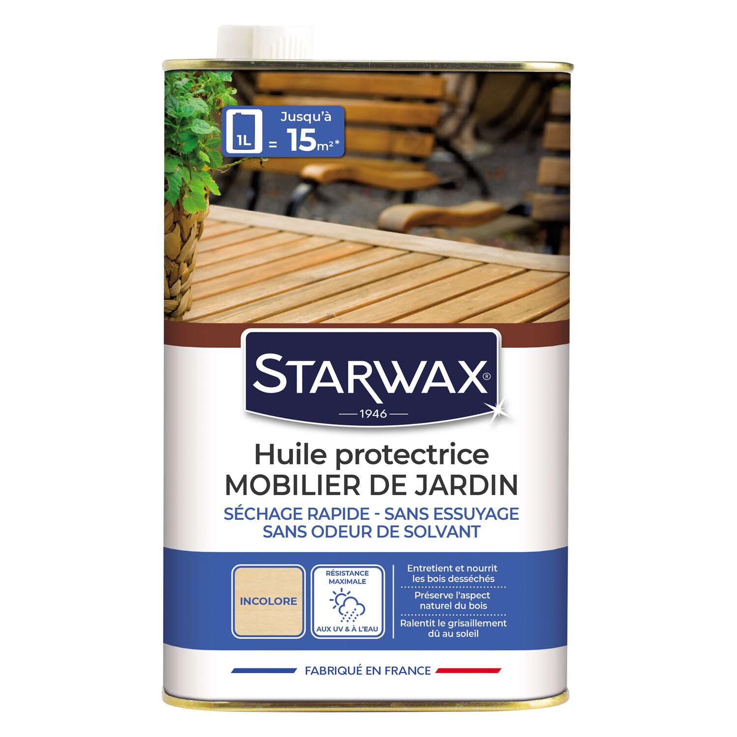Huile protectrice bois application facile 1 l