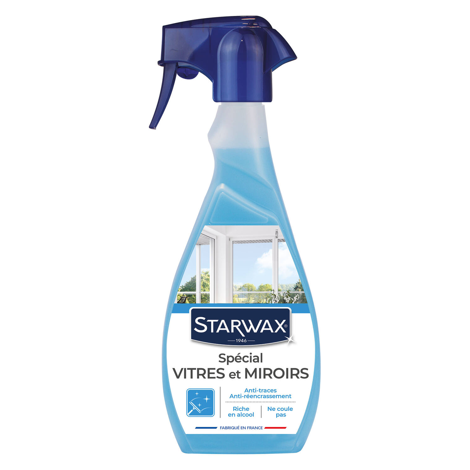 Nettoyant spécial vitres et miroirs 500ml - STARWAX