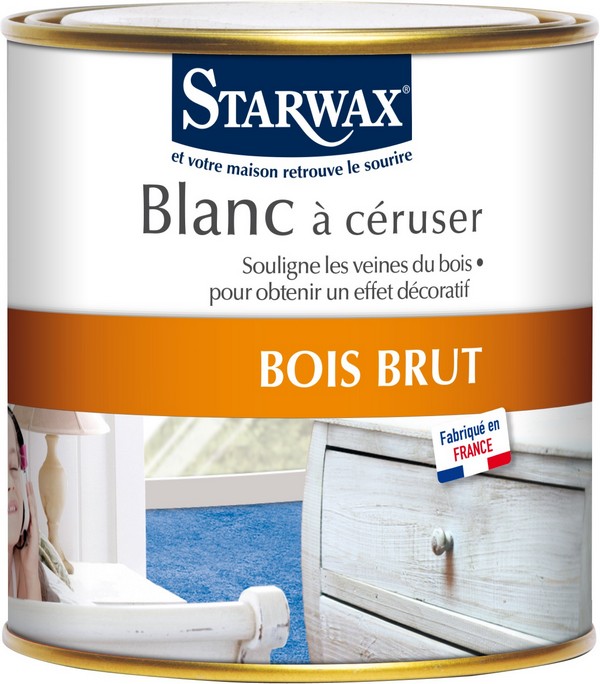 Blanc à céruser bois brut 500 ml - STRAWAX