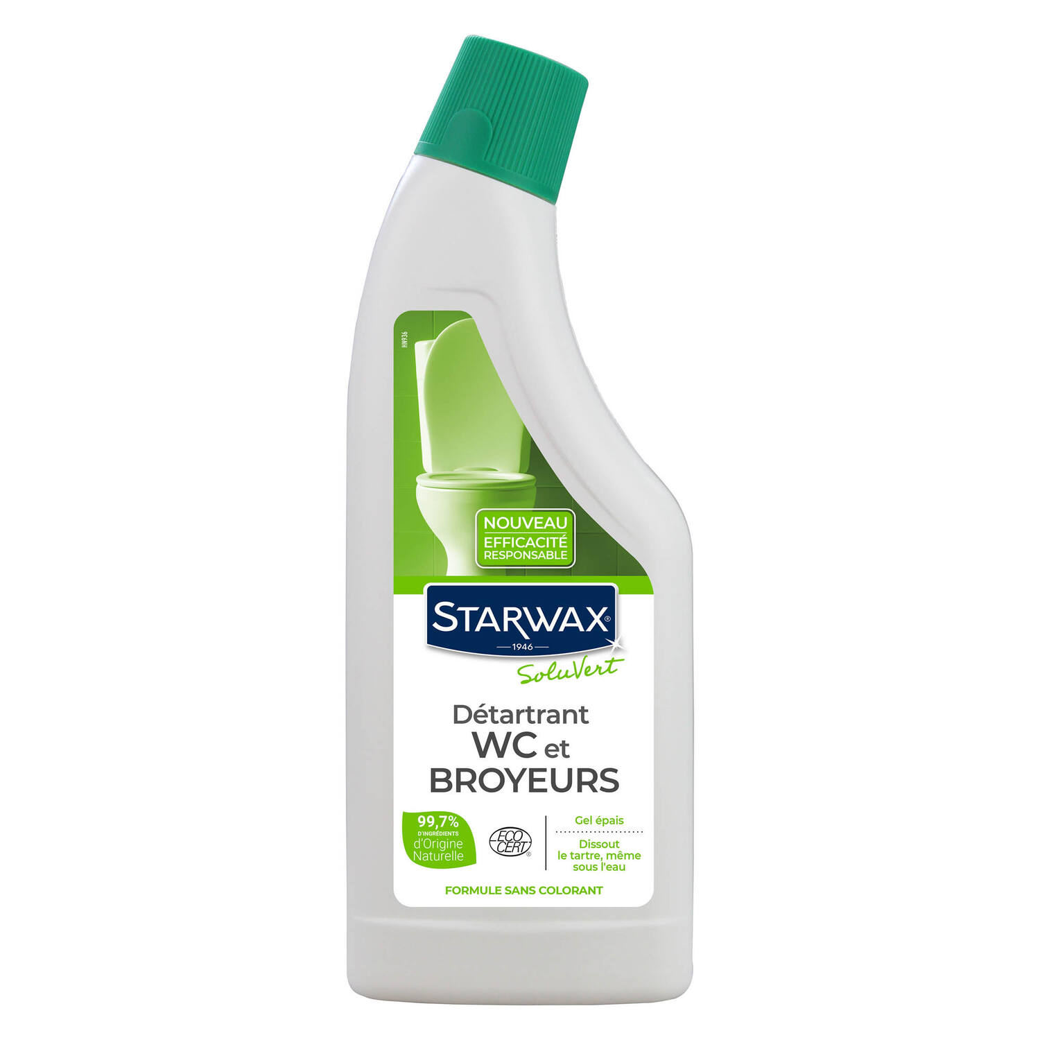 Solution détartrant WC 760ml Ecocert - STARWAX