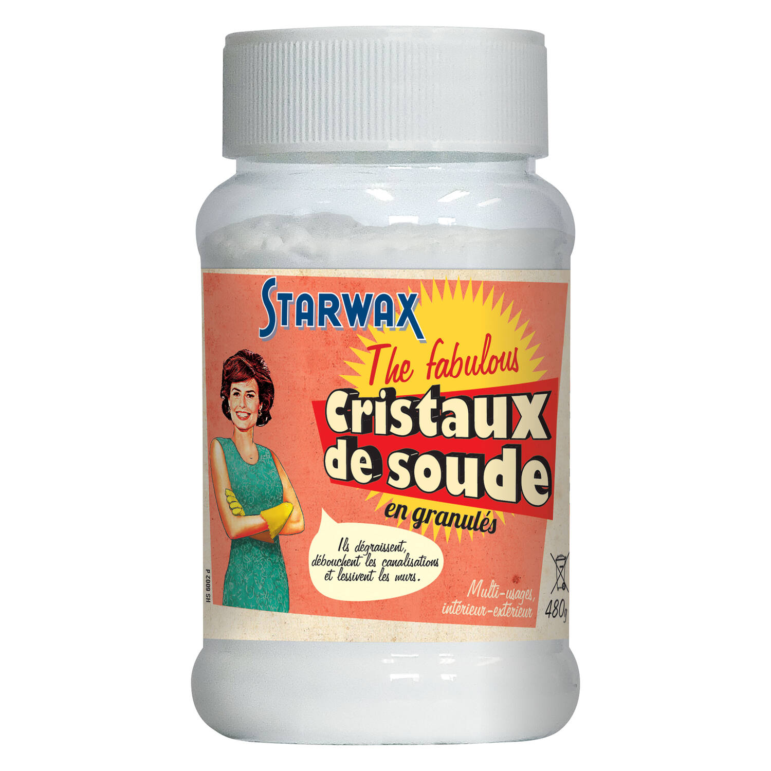 Cristaux de soude 480gr - STARWAX THE FABULOUS