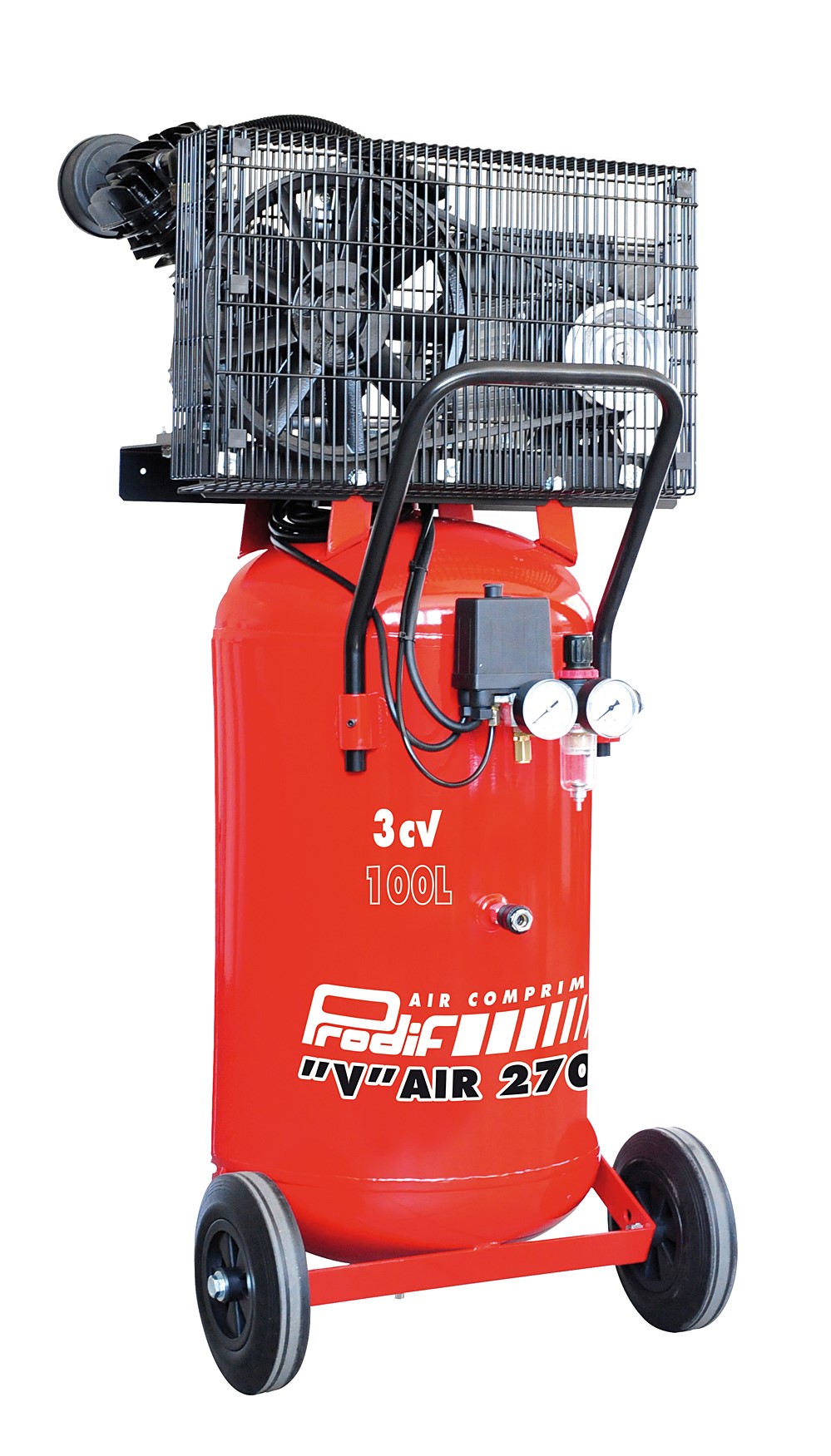 Compresseur Vfonte 100L 3HP 230V Vertical