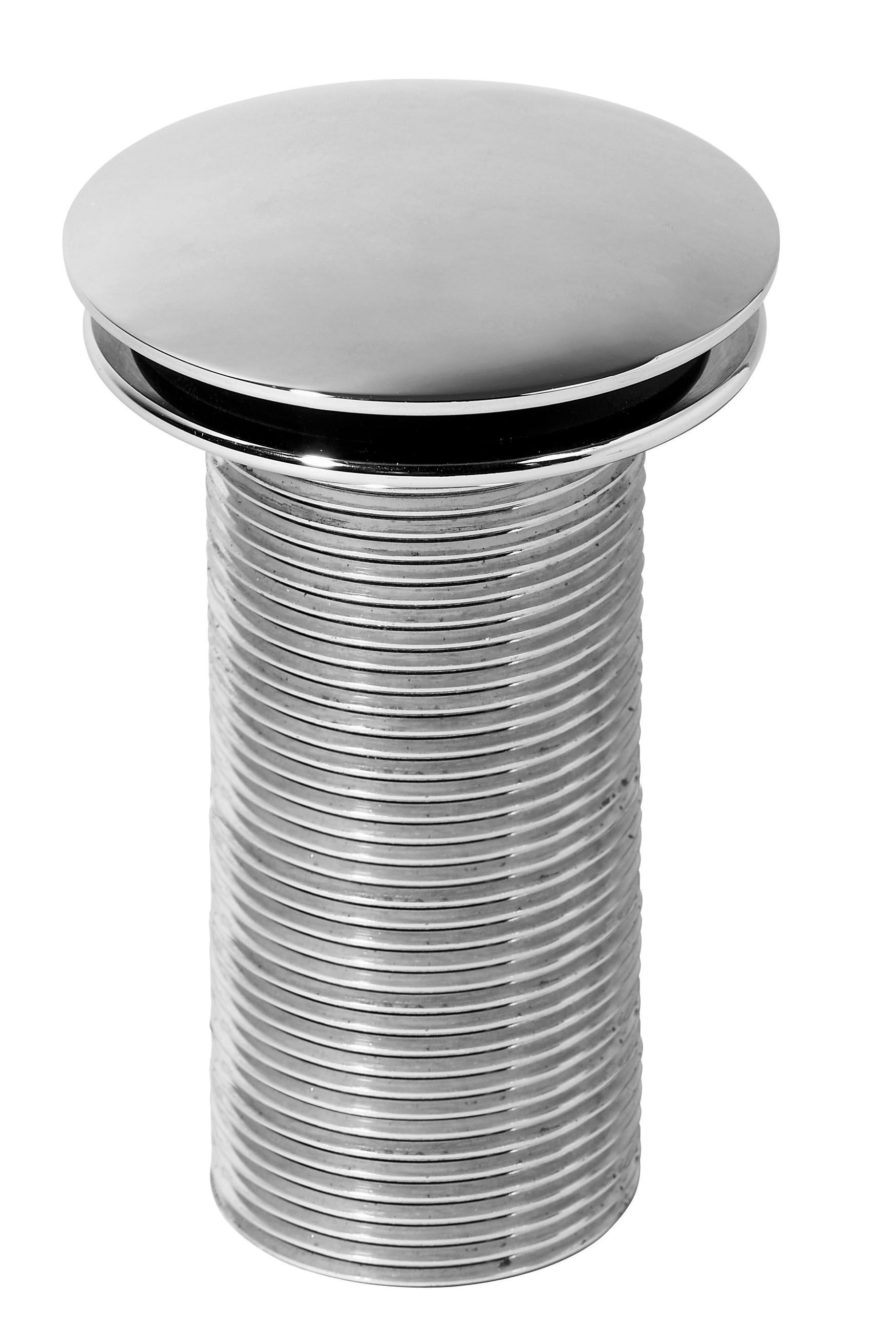 Bonde de lavabo Quick-clac en laiton filetage 100 mm - WIRQUIN