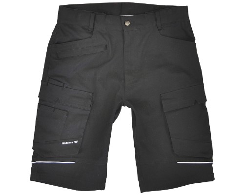 Bermuda travail extensible TERRAGONE Noir T48