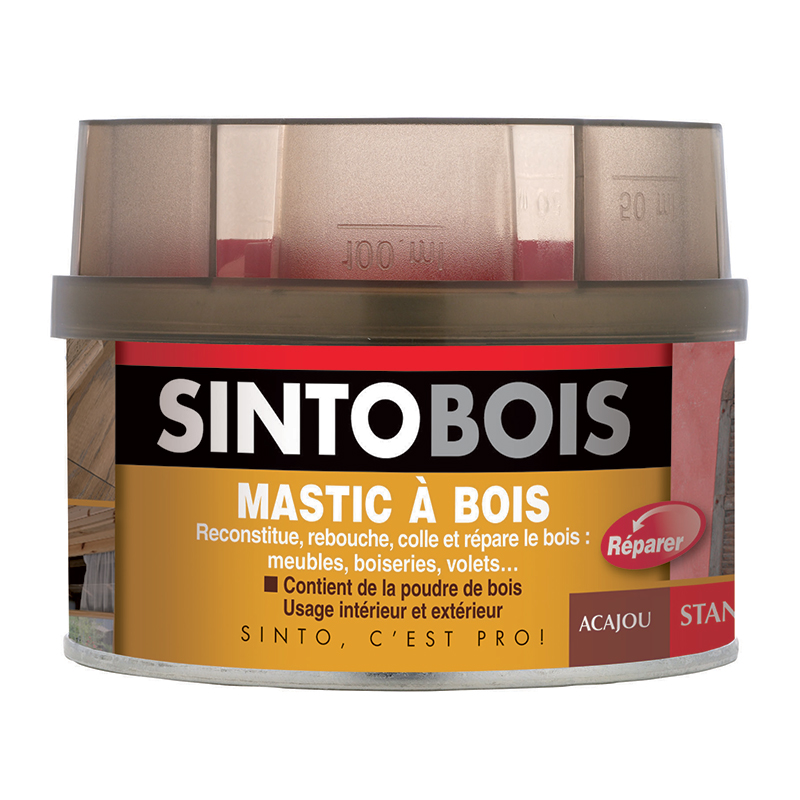 mastic à bois standard blanc - SINTO