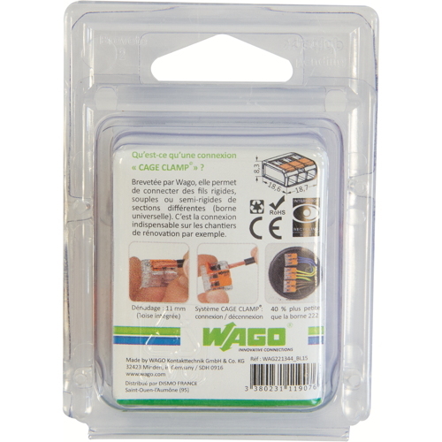 Pack 15 bornes 221 3 entrées