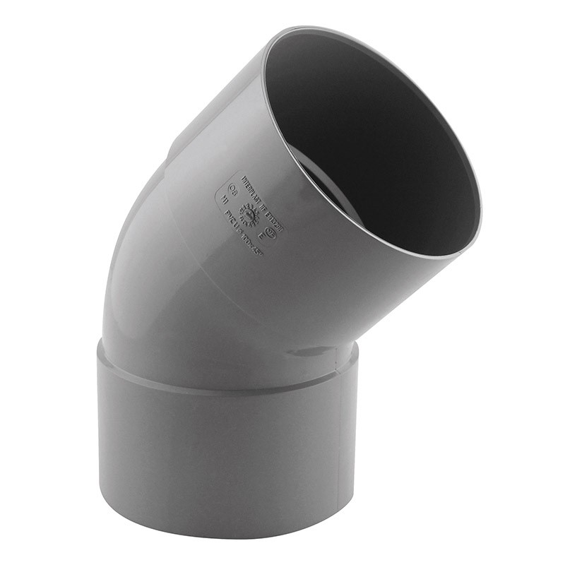 Coude PVC FF 45° Ø140