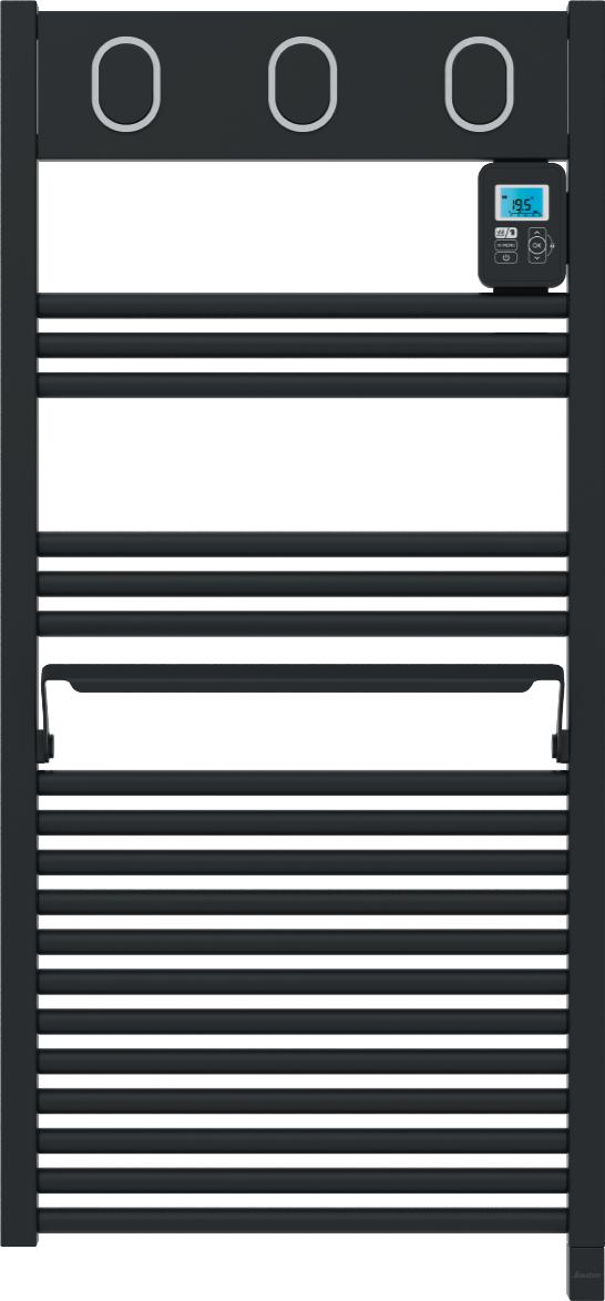 Radiateur sèche-serviette Marapi Classic 500W anthracite - SAUTER