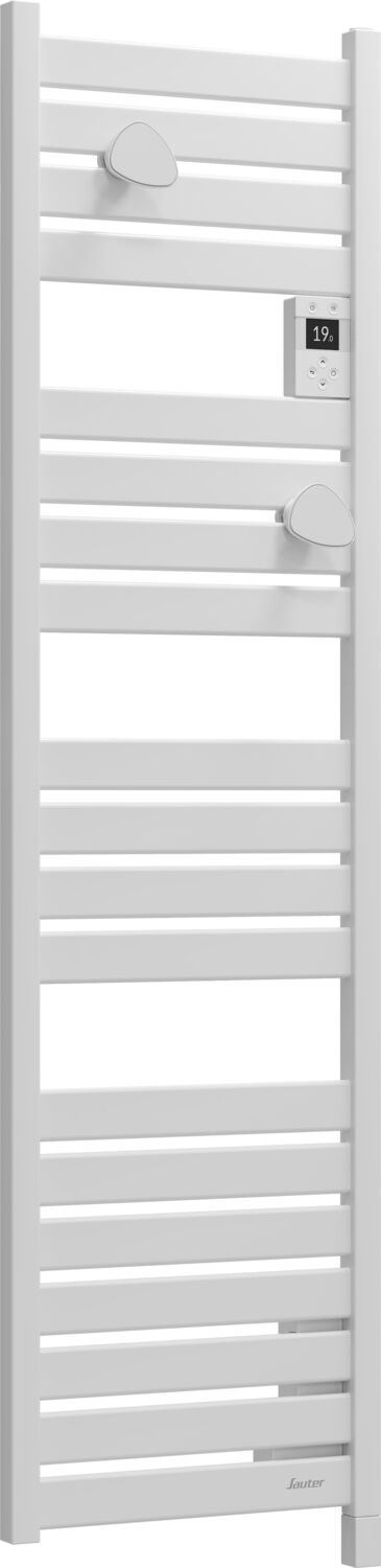 Radiateur sèche-serviettes 500W Kelud Slim blanc - SAUTER
