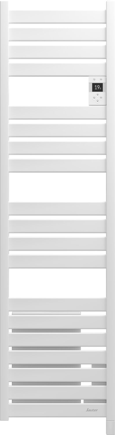 Radiateur sèche-serviettes 1500W Kelud Slim blanc - SAUTER