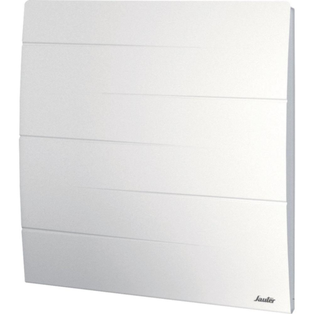 Radiateur inertie fonte + rayonnant Malao 2000W horizontal blanc - SAUTER