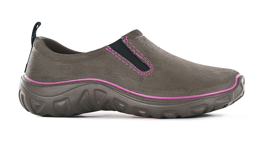 Chaussure derby marron/fushia 37