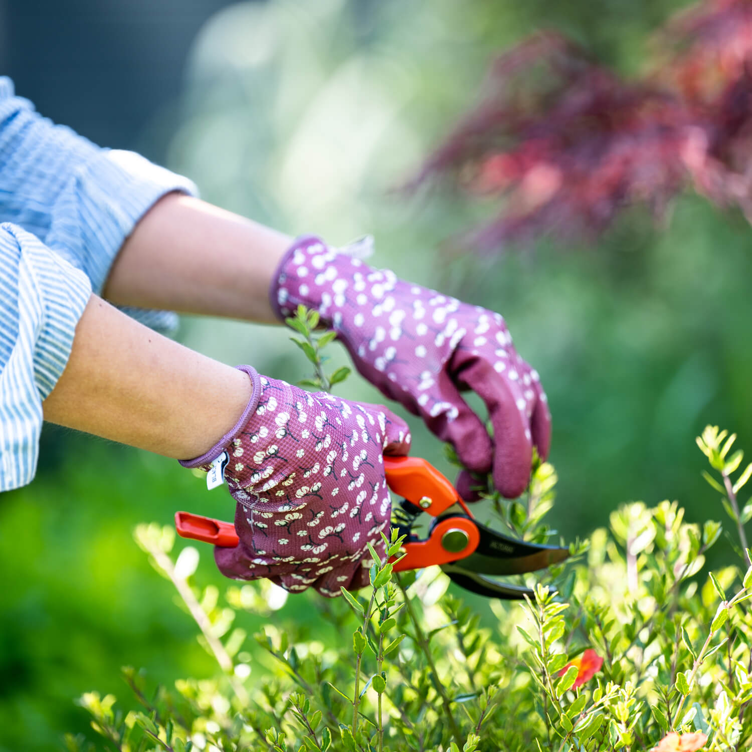 Gant eglantine recycled rose 8