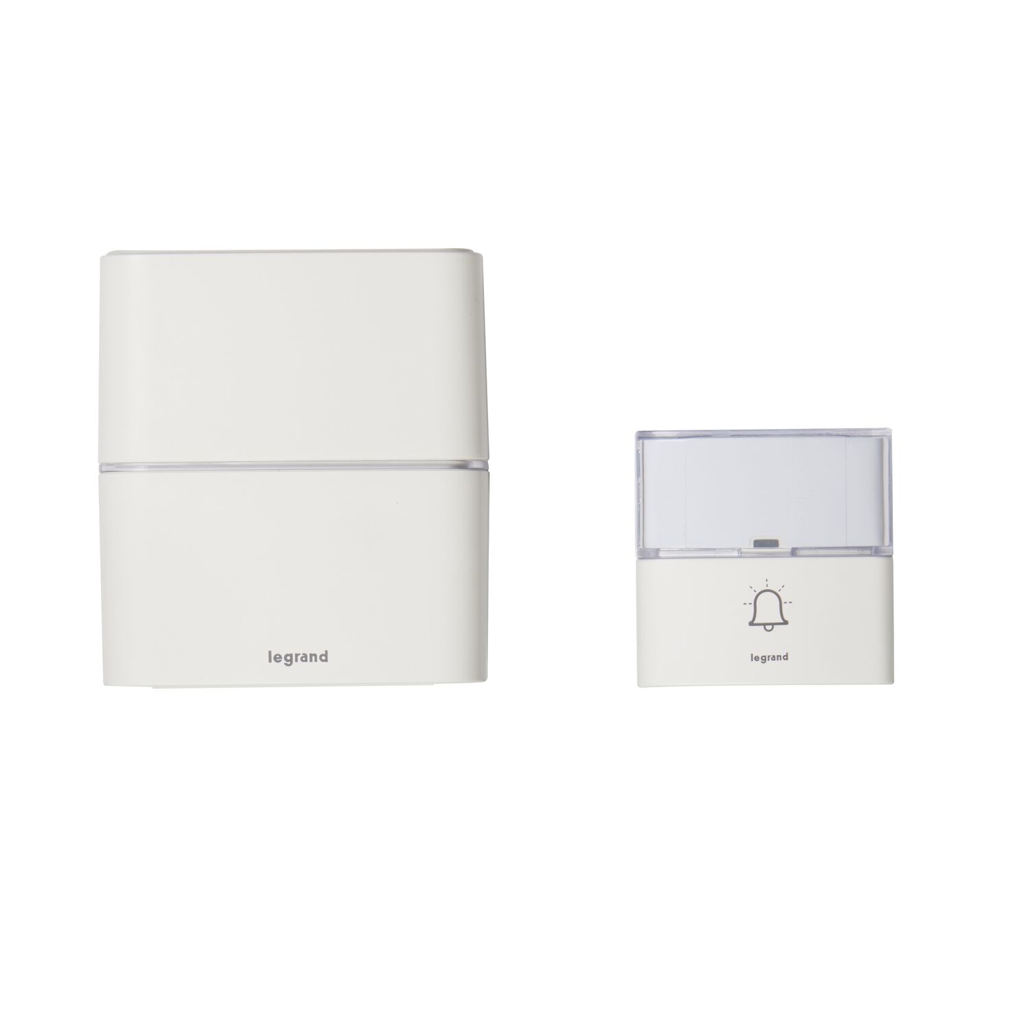Kit carillon sonnette radio sans fil à piles blanc - LEGRAND