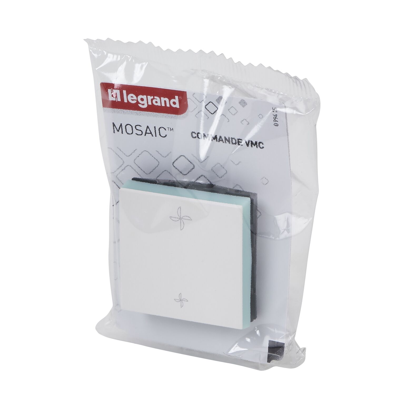 Commande Vmc Mosaic Composable 2 Modules Blanc