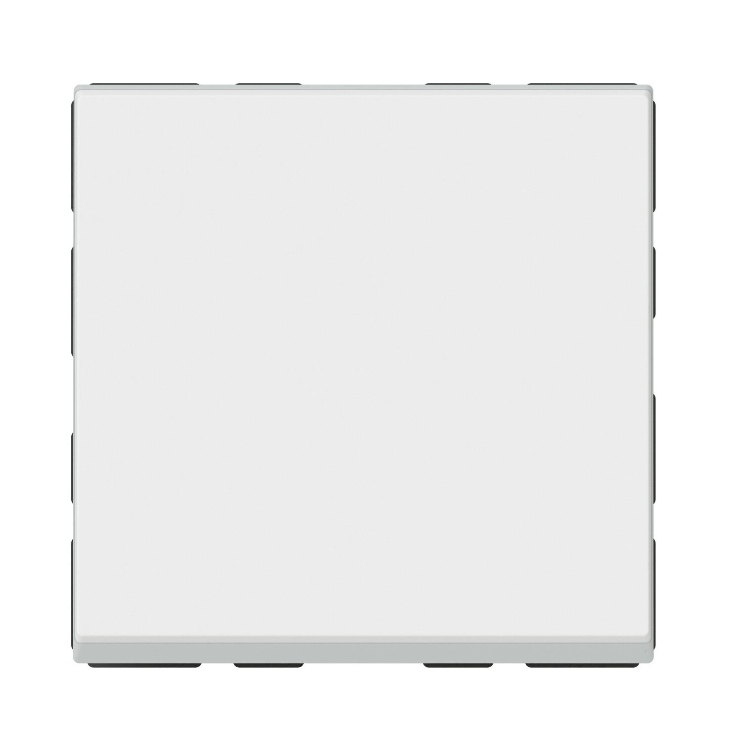 Poussoir Lumineux Mosaic Composable + Voyant Fourni 2 Modules Blanc