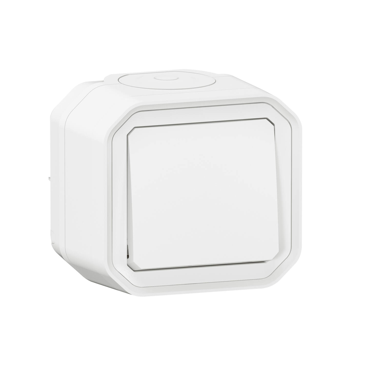 Interrupteur va-et-vient Plexo complet saillie blanc 10A - LEGRAND