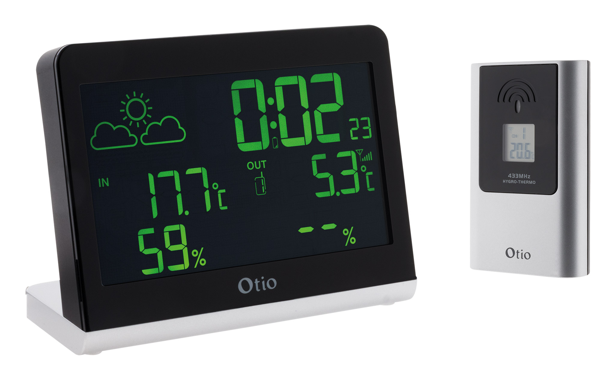 Station météo monalisa avec capt ext ss fil otio