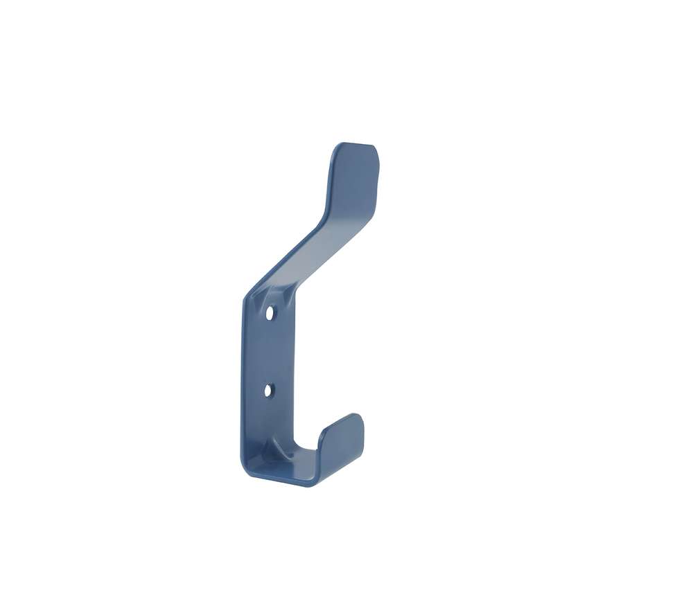 1 patère à fixer Spider Métal Bleu