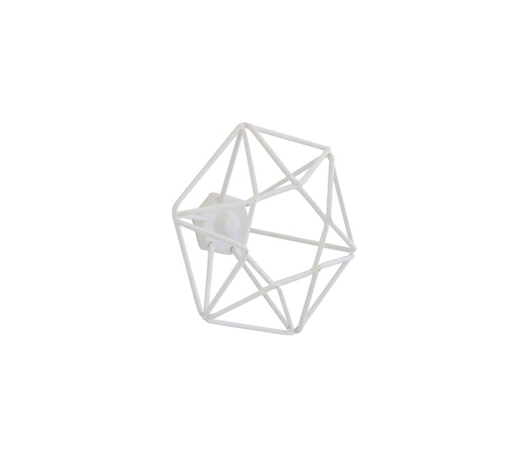 1 patère à visser et composer Filaire Métal Blanc