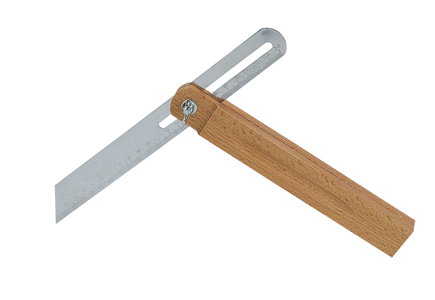 Talon hêtre lame graduée en acier inoxydable - FISCHER DAREX